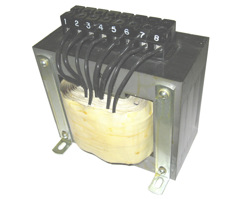 Lamination Transformer terminated to Terminal Block and with L Brackets