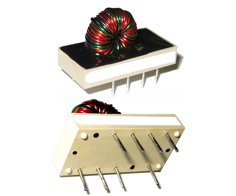 Toroid – Vertical mounted and potted on Toroid Carrier
