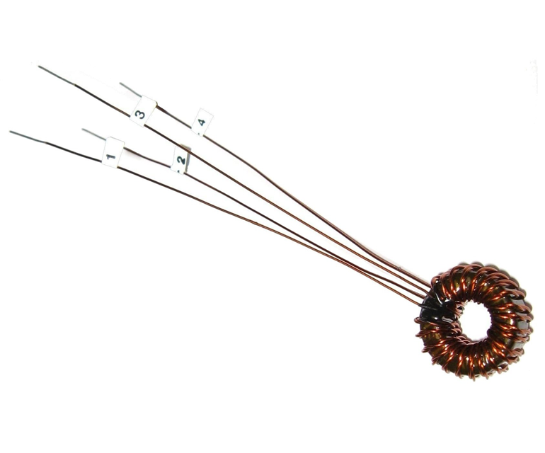 Transformer with Self Terminating Copper wires glued with Epoxy